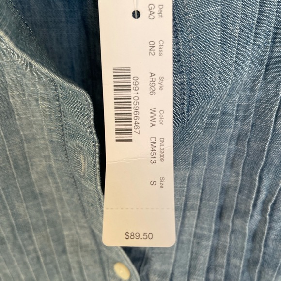 Jean button up top - Picture 4 of 7